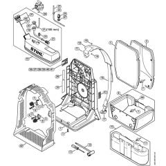 Genuine Stihl BR380 / G - Backplate