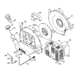 Genuine Stihl BR400 / F - Fan housing