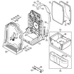 Genuine Stihl BR400 / G - Backplate