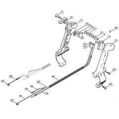 Genuine Stihl BR400 / J - Control handle