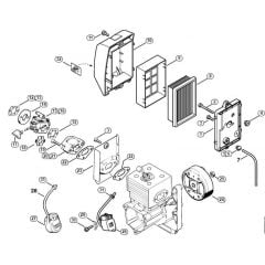 Genuine Stihl BR420 C / C - Air filter, Ignition system