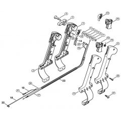 Genuine Stihl BR420 C / J - Control handle