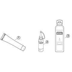 Genuine Stihl BR420 C / P - Miscellaneous lubricants and greases