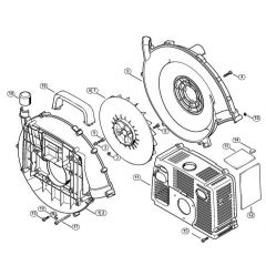 Genuine Stihl BR420 / F - Fan housing