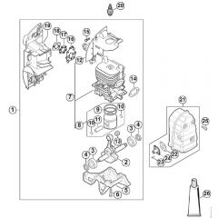 Genuine Stihl BR430 / A - Engine