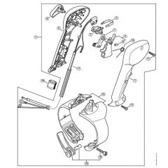 Genuine Stihl BR450 / N - Control Handle BR 450