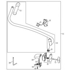 Genuine Stihl BR450 / P - Bike Handle