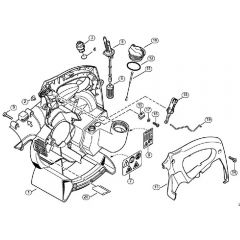 Genuine Stihl BR45 C / H - Fan housing, inside