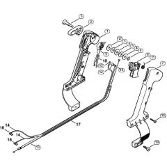 Genuine Stihl BR45 C / L - Control handle