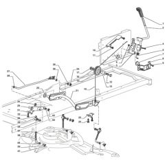 Cobra BT84HCB - Tractor Cutting Plate Lifting Diagram