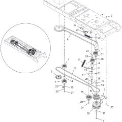 Countax C40 - From 25-03-2019 - 10 Chasis Belts