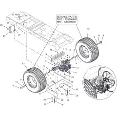Countax C40 - From 25-03-2019 - 11 Rear Transmission