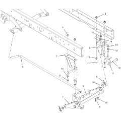 Countax C40 - From 25-03-2019 - 15 Deck Lift Front Cradel