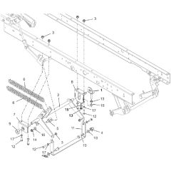 Countax C40 - From 25-03-2019 - 16 Deck Lift Rear Cradel
