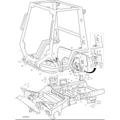 Hayter Cab For Ride-On Products - 917P - Fittings