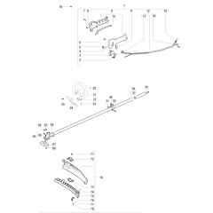 McCulloch CABRIO PLUS 347 L - 2008-06 - Shaft & Handle Parts Diagram