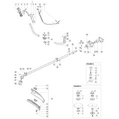 McCulloch CABRIO PLUS 467 B PREFIX 01 - 2007-01 - Shaft & Handle Parts Diagram
