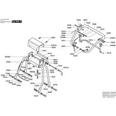 Atco Club 20 - F016312042 - Handle Assembly