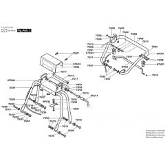Atco Club 20 - F016312142 - Handle Assembly