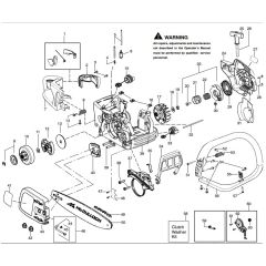 McCulloch CS330 - 2012-09 - Chassis & Enclosures Parts Diagram