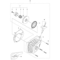 McCulloch CS340 - 966631401 - 2011-03 - Starter Parts Diagram