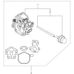 McCulloch CS340 - 966631401 - 2014-10 - Carburettor Parts Diagram