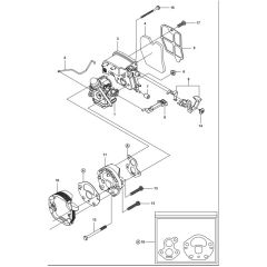 McCulloch CS340 - 967326201 - 2014-10 - Carburetor & Air Filter Parts Diagram