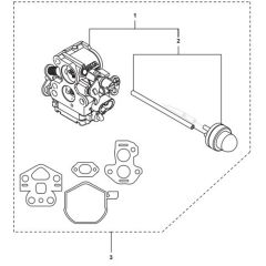 McCulloch CS340 - 967326201 - 2014-10 - Carburettor Parts Diagram
