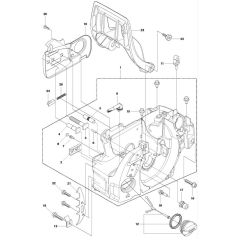 McCulloch CS350 - 2011-07 - Crankcase Parts Diagram
