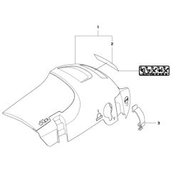 McCulloch CS350 - 2011-07 - Cylinder Cover Parts Diagram