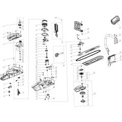 Cobra CS3540VZ - Chainsaw Main Diagram