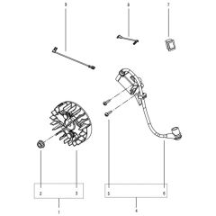 McCulloch CS35S - 2016-08 - Ignition System Parts Diagram