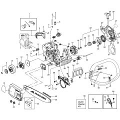 McCulloch CS360 - 2012-06 - Chassis Lower Parts Diagram