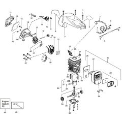 McCulloch CS360 - 2012-06 - Engine Parts Diagram