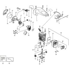 McCulloch CS370 - 2012-07 - Engine Parts Diagram