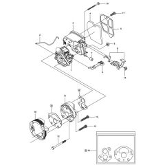 McCulloch CS380 - 966631501 - 2014-10 - Carburetor & Air Filter Parts Diagram