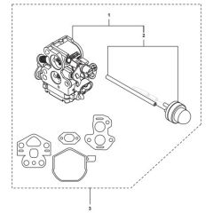 McCulloch CS380 - 966631501 - 2014-10 - Carburettor Parts Diagram