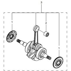 McCulloch CS380 - 967326301 - 2014-10 - Crankshaft Parts Diagram