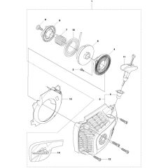McCulloch CS390 - 2011-07 - Starter Parts Diagram