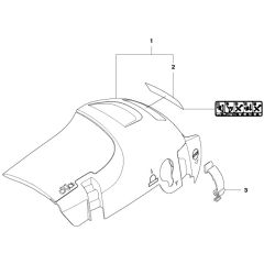 McCulloch CS410 - 2011-07 - Cylinder Cover Parts Diagram