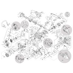 Cobra CS520 - Chainsaw Aug 2016 Main Diagram