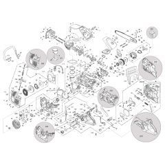 Cobra CS620 - Chainsaw Aug 2016 Main Diagram