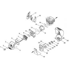 AIR CLEANER CARBURETOR MUFFLER