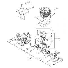 CYLINDER CRANKCASE PISTON
