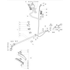 McCulloch ELITE 2 210 BT - 2007-03 - Shaft & Handle Parts Diagram