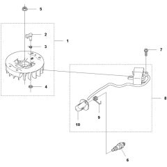 McCulloch ErgoLite 6028 - Ignition System Parts Diagram