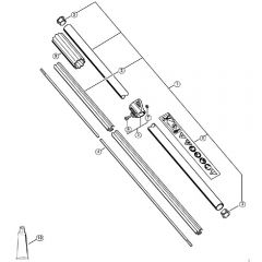 Genuine Stihl FS100 / P - Drive tube assembly FS 100 R