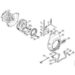 Genuine Stihl FS106 / C - Ignition System, Clutch