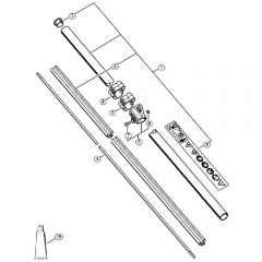 Genuine Stihl FS111 / J - Drive Tube Assembly FS 111