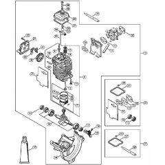 Genuine Stihl FS111 R / A - Engine Ø 40 mm